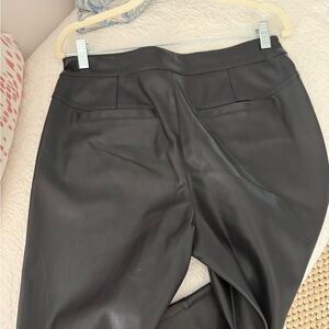 We The Free Black Leather Look Pants